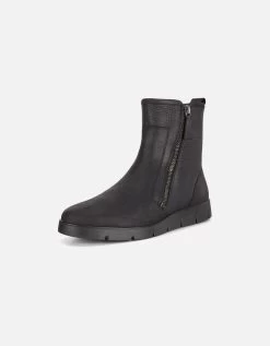 ECCO 282263 Bella Quarry Oil Nubuck Leather Boots In Black