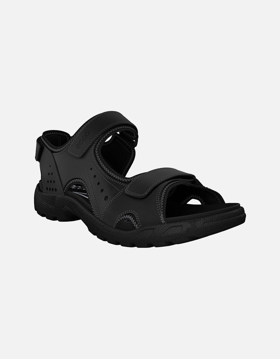 ECCO Mens Onroads Leather Adjustable Outdoor Walking Hiking Sandals 2 ECCO Mens Onroads Leather Adjustable Outdoor Walking Hiking Sandals - Image 2
