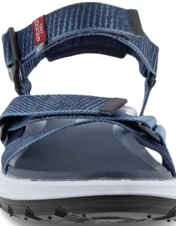 ECCO Mens Exowrap Textile Adjustable Outdoor Walking Sandals - Retro Blue 11 ECCO Mens Exowrap Textile Adjustable Outdoor Walking Sandals - Retro Blue -Boutique Fashion Shoe Store 61030044 Zoom