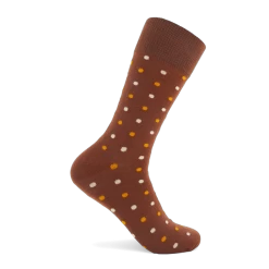 ECCO MEN'S CLASSIC DOTTED MID-CUT SOCK