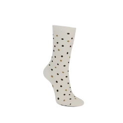 ECCO WOMEN'S CLASSIC DOTTED MID-CUT SOCK